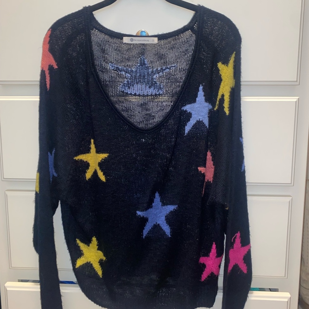 Impeccable Pig Multicolor Star Sweater XS
